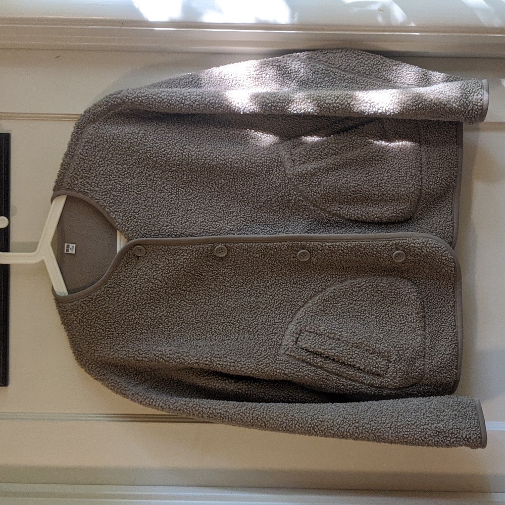 (Sold) Uniqlo | Pile Lined Fleece Cardigan | XL